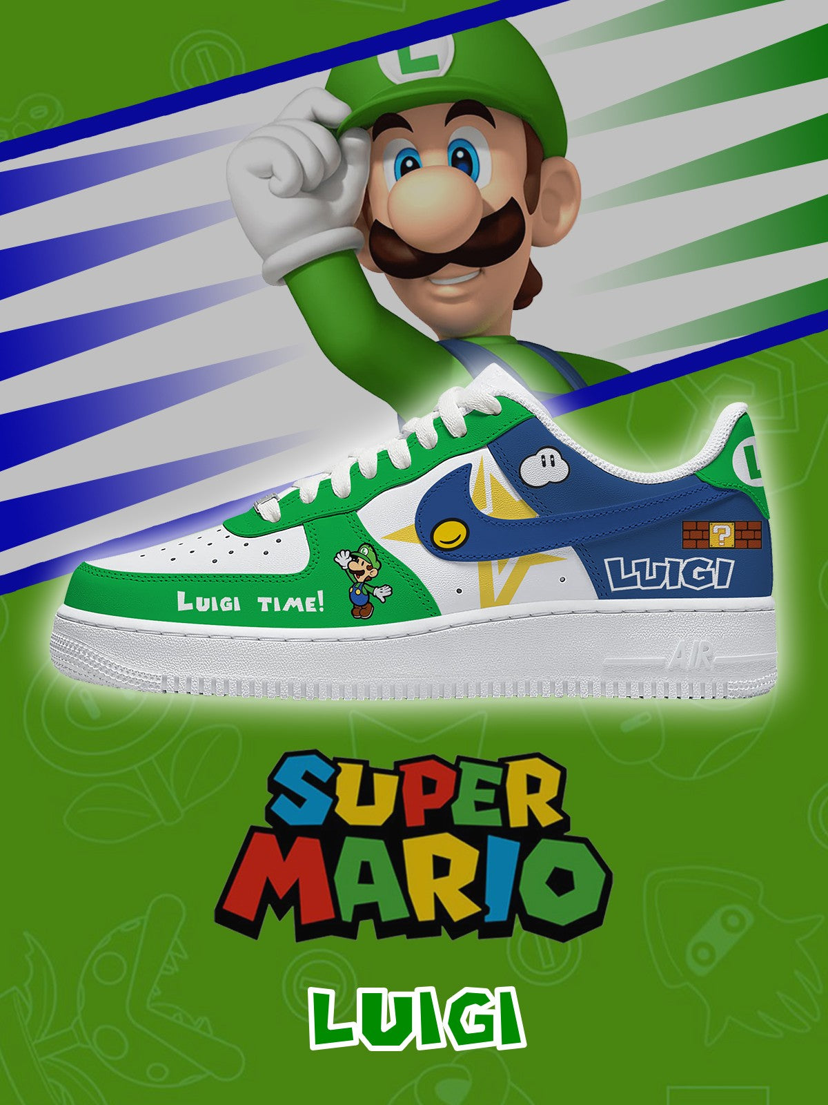 Luigi V.2 Custom Sneakers