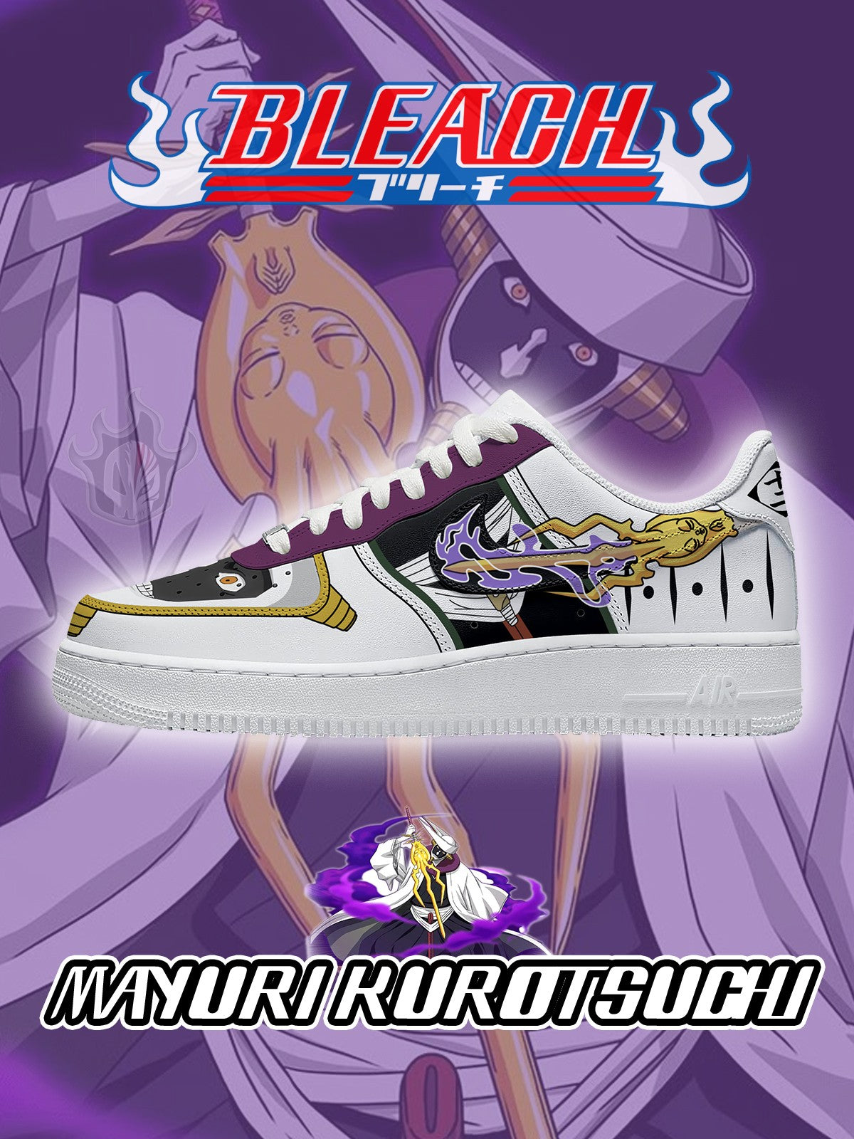 Mayuri Kurotsuchi V.2 Custom Sneakers