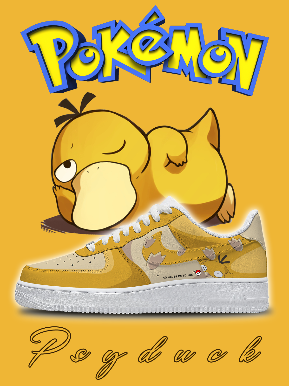 Nr. 0054 Psyduck Custom Sneakers