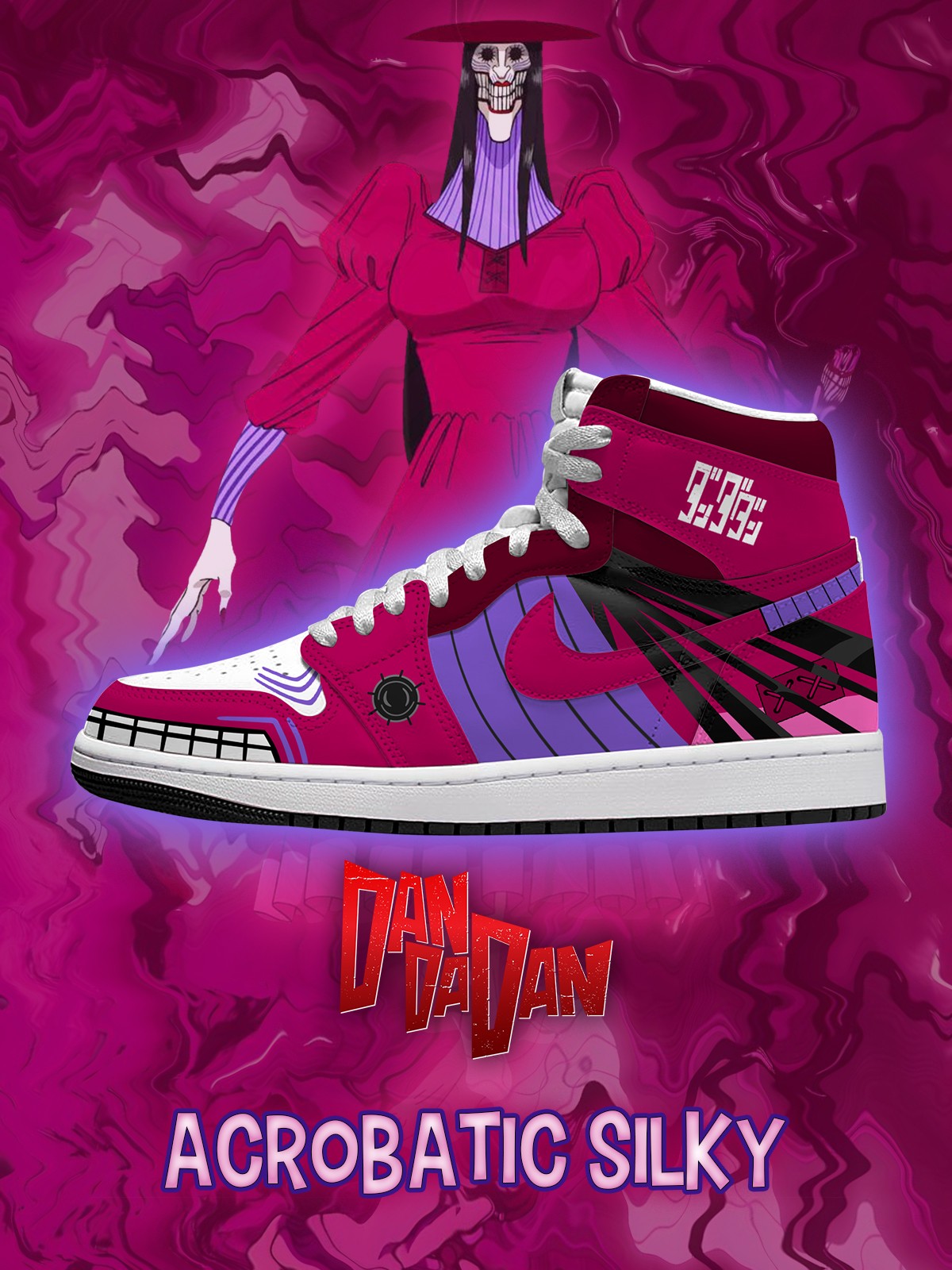 Acrobatic Silky V.2 Custom High-Top Sneakers