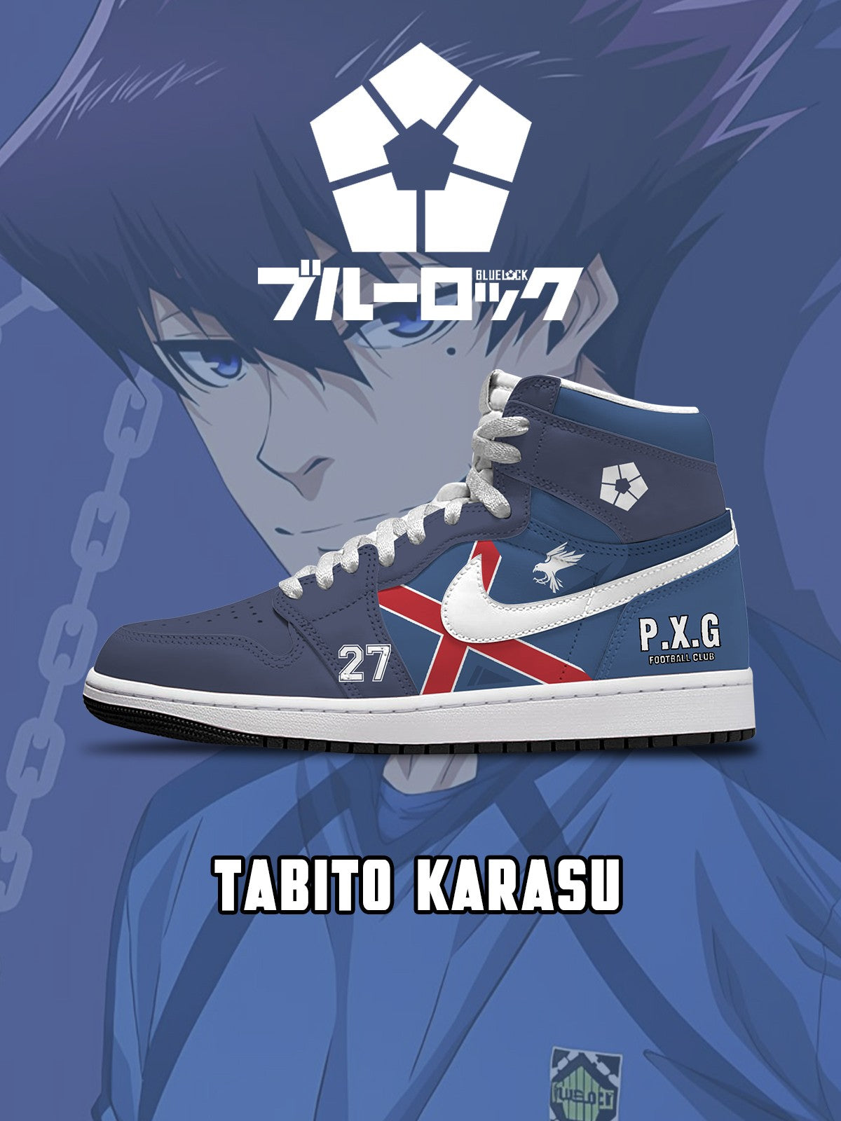 Tabito Karasu V.2 Custom High-Top-Sneaker