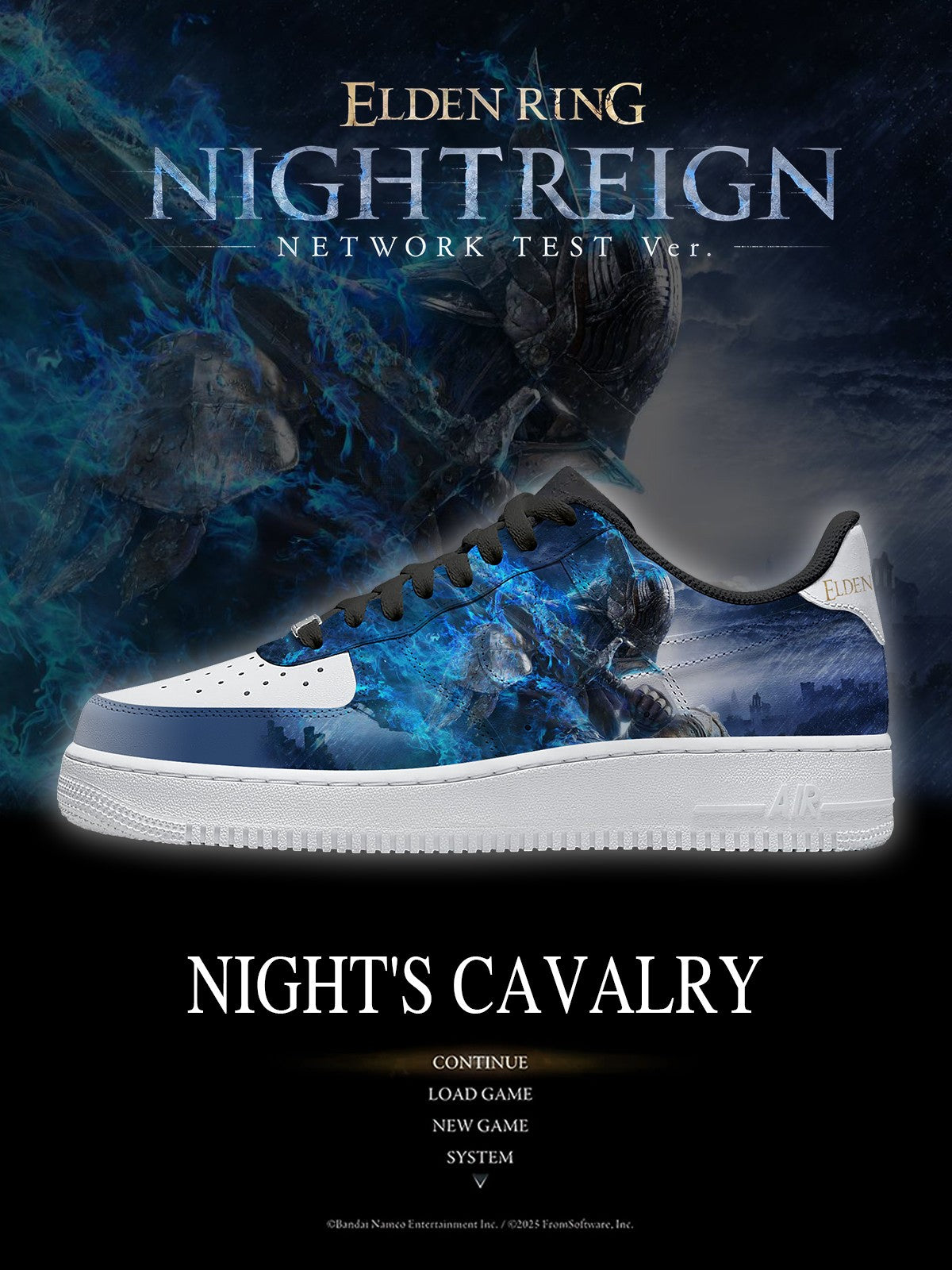 Night's Cavalry V.1 Custom Sneakers