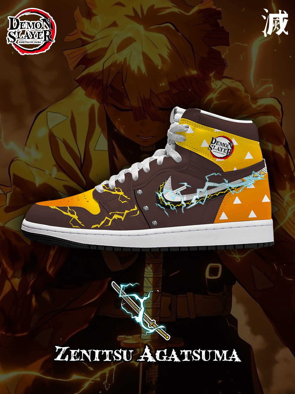 Zenitsu V.5 Custom High-Top Sneakers