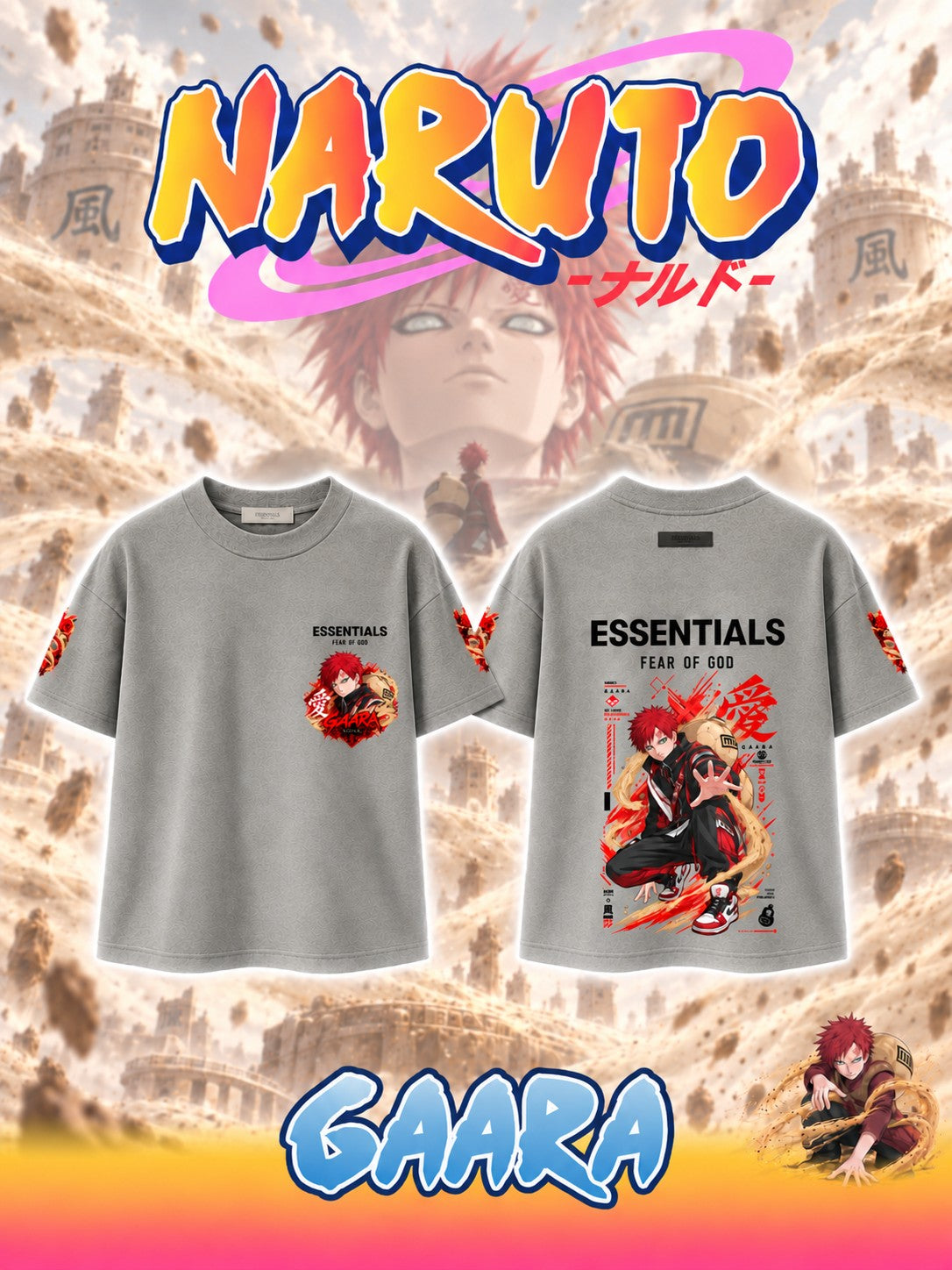Gaara V.2 Custom Ess. T-Shirt
