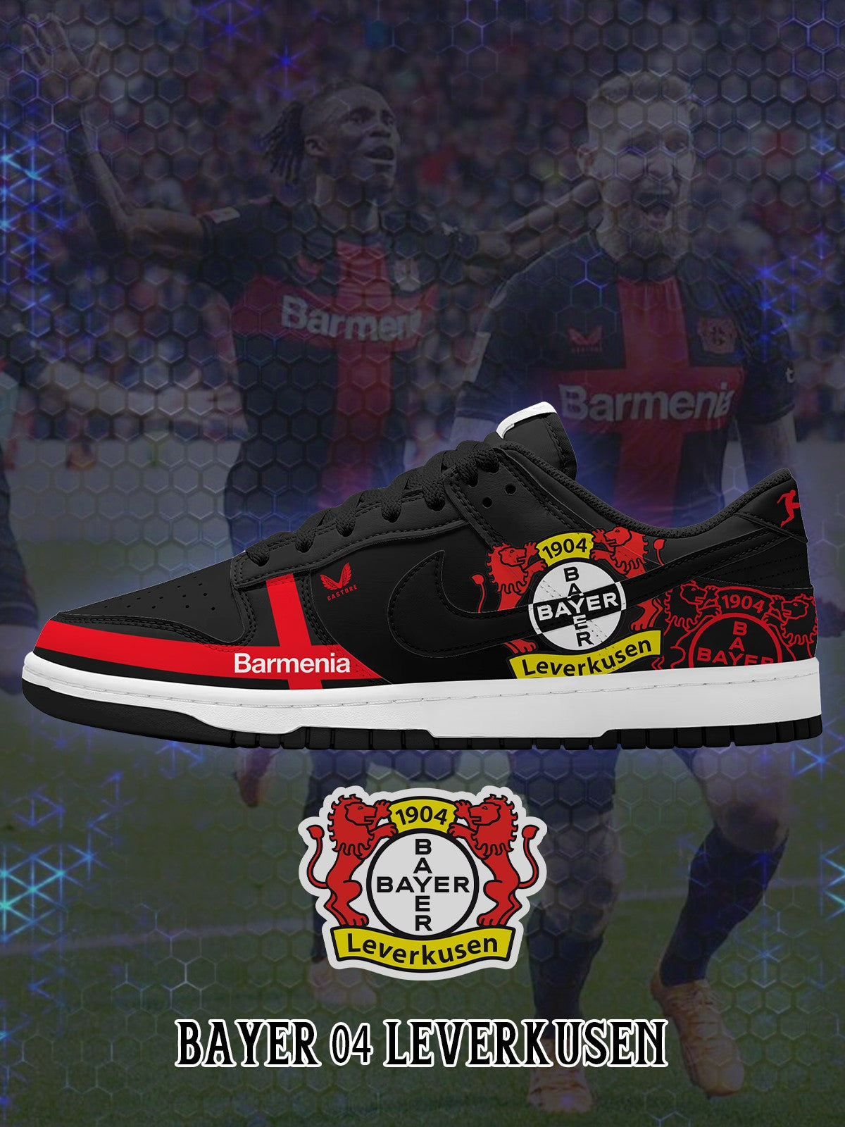 Leverkusen V.1 Custom SB-Style Sneakers
