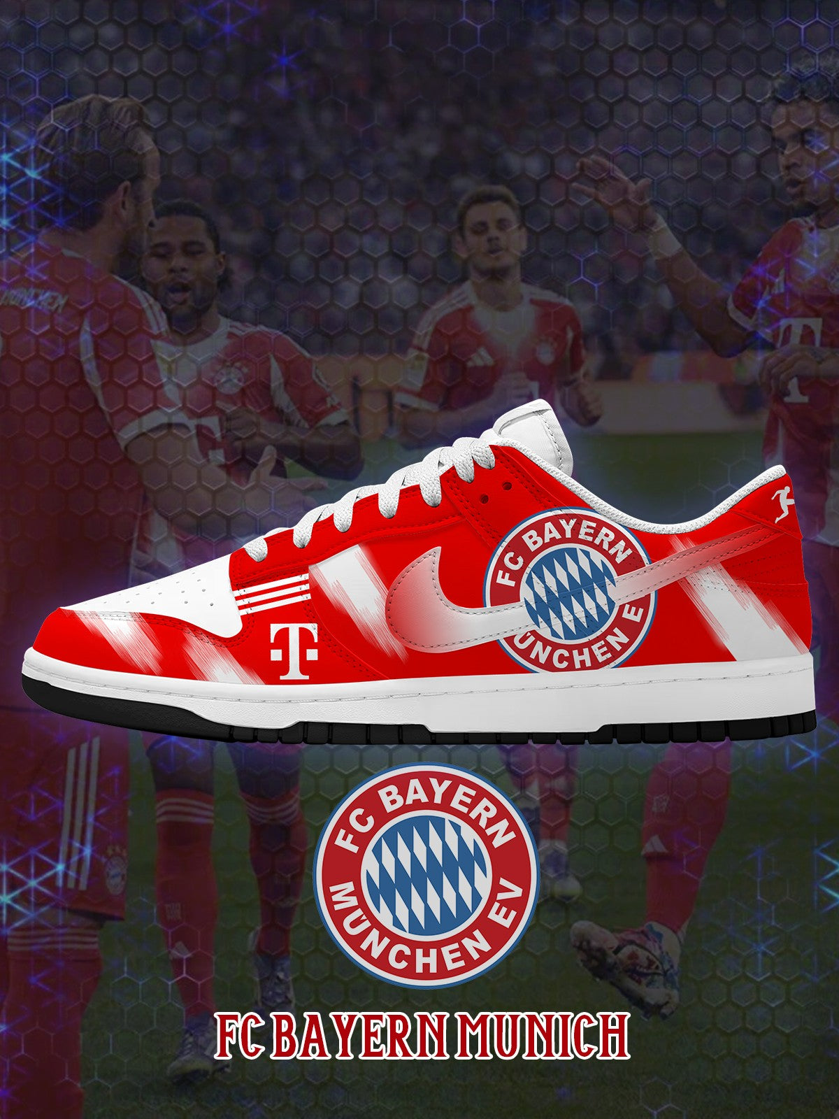 Bayern V.1 Custom SB-Style Sneakers