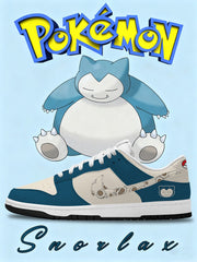 Snorlax V.1 Custom Court-Low Sneakers