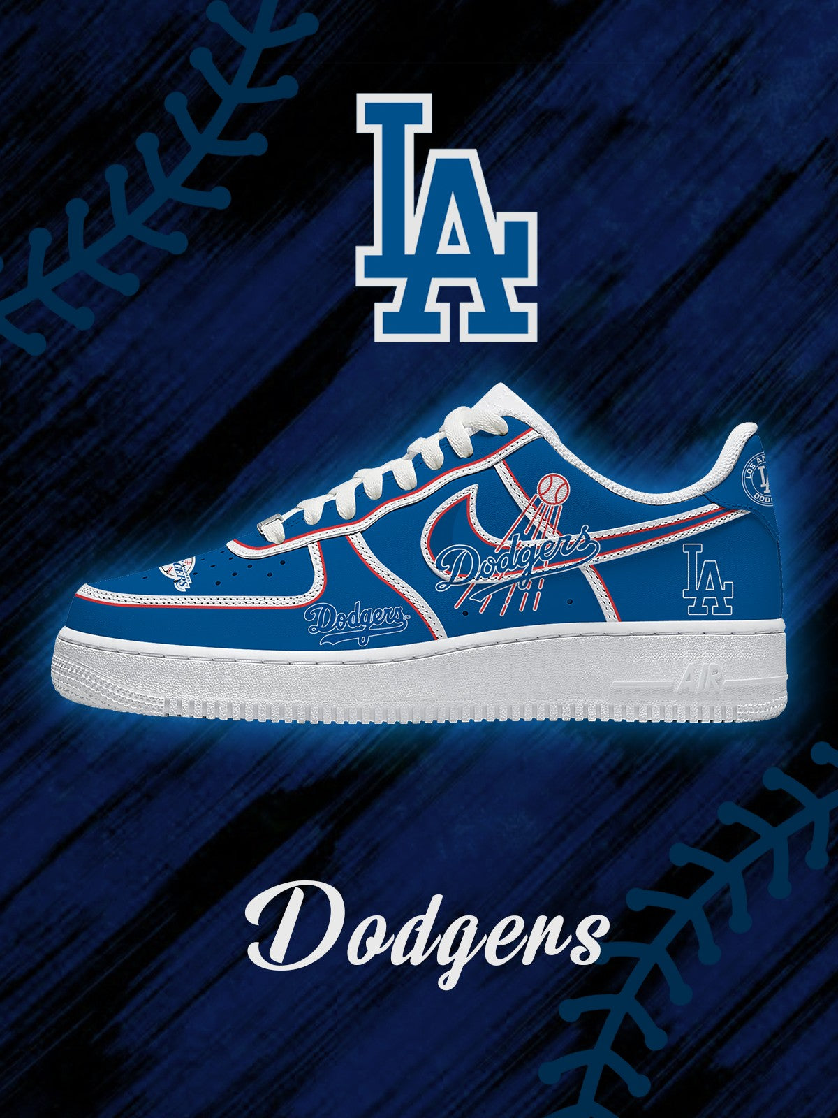 LAD Baseball V.4 Custom Air-Style Sneakers
