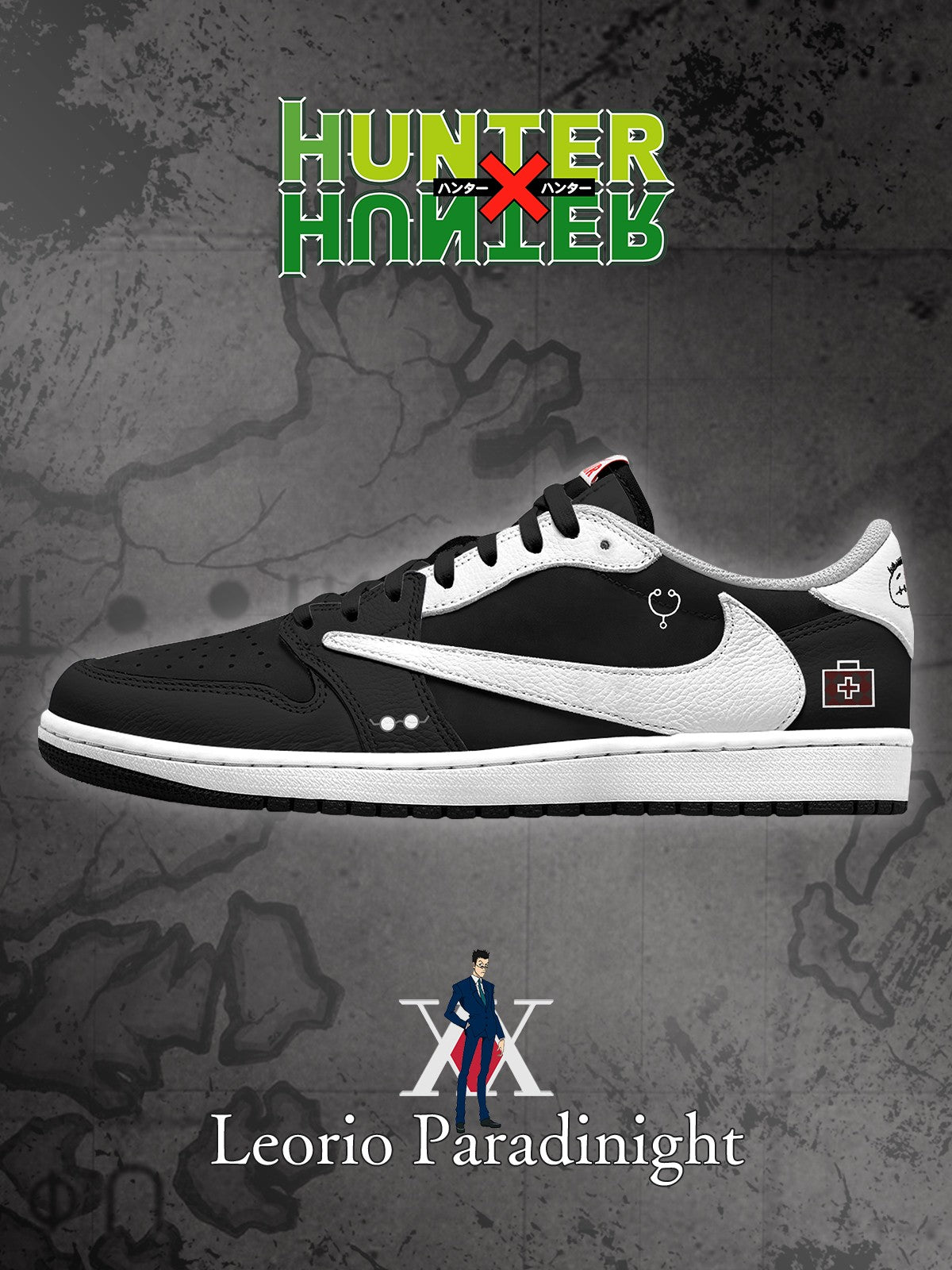 Leorio Paradinight V.1 Custom TS Low Sneakers