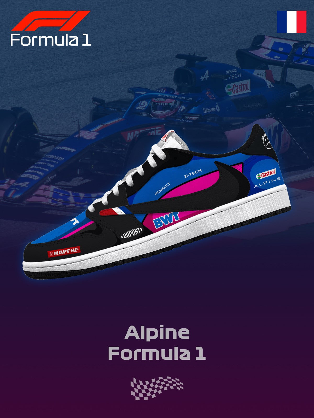 Alpine F.1 V.1 Custom TS Low Sneakers