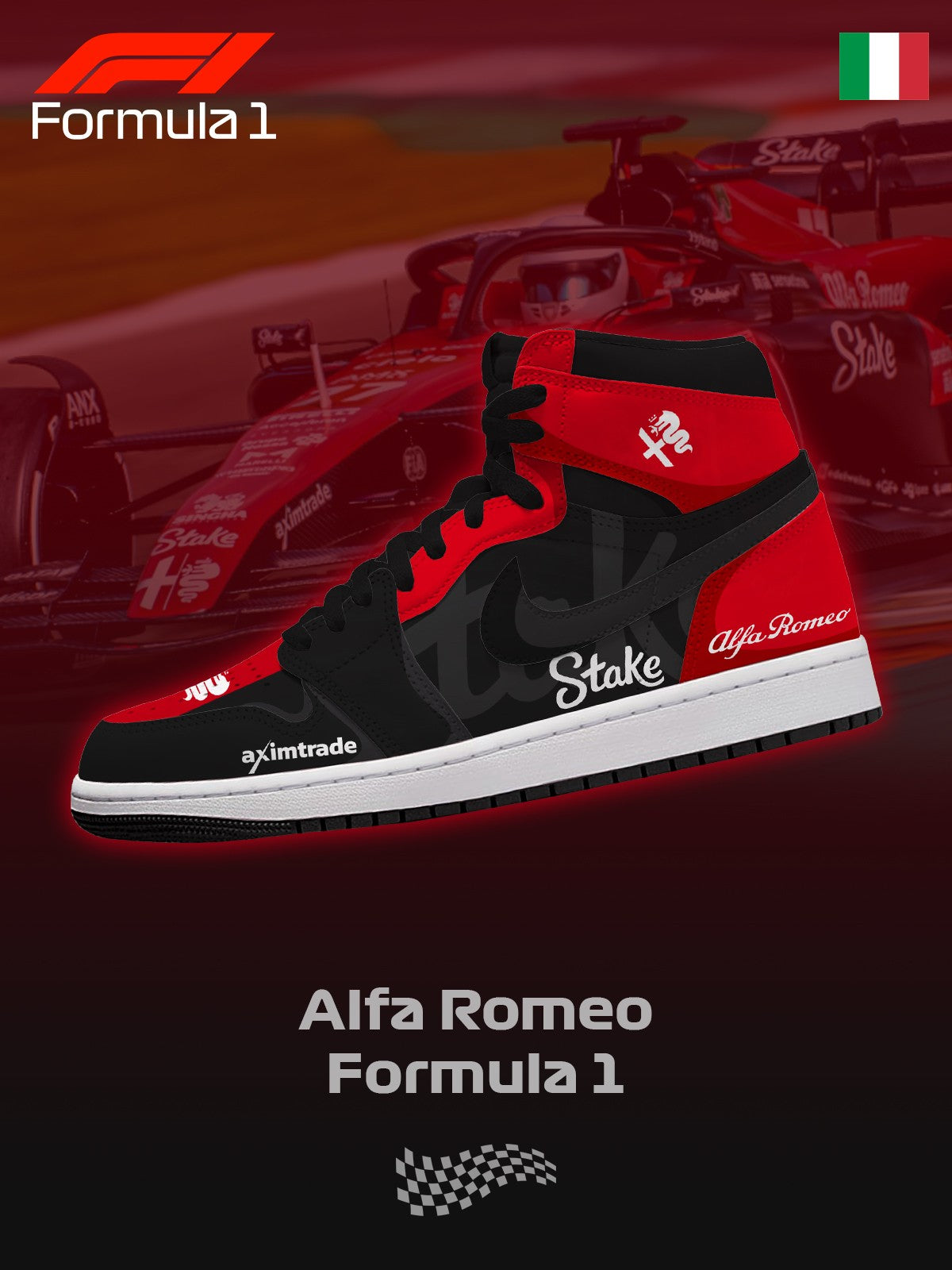 Romeo F.1 V.1 Custom High-Top Sneakers