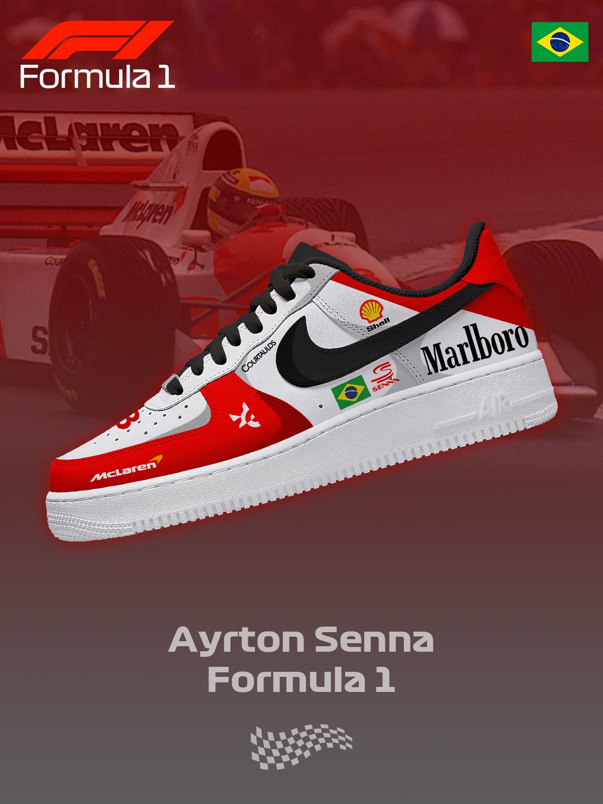Senna F.1 Custom Sneakers