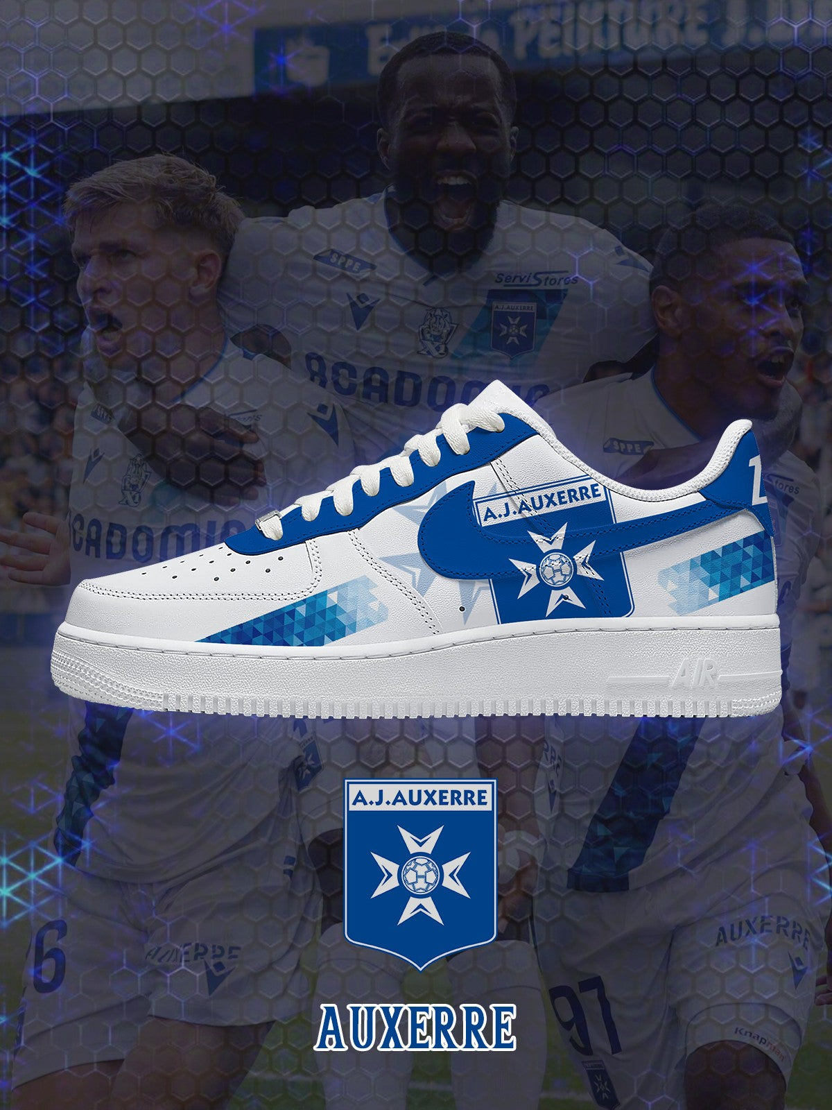 Auxerre V.1 Custom Air-Style Sneakers