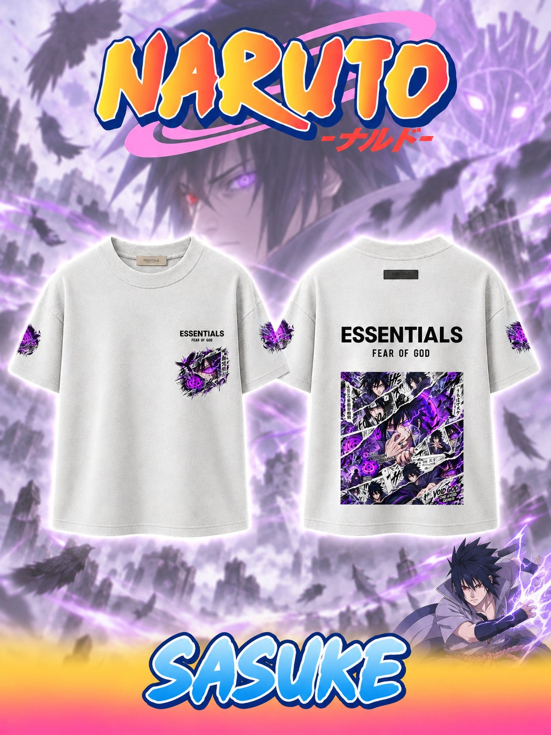 Sasuke V.2 Custom Ess. T-Shirt