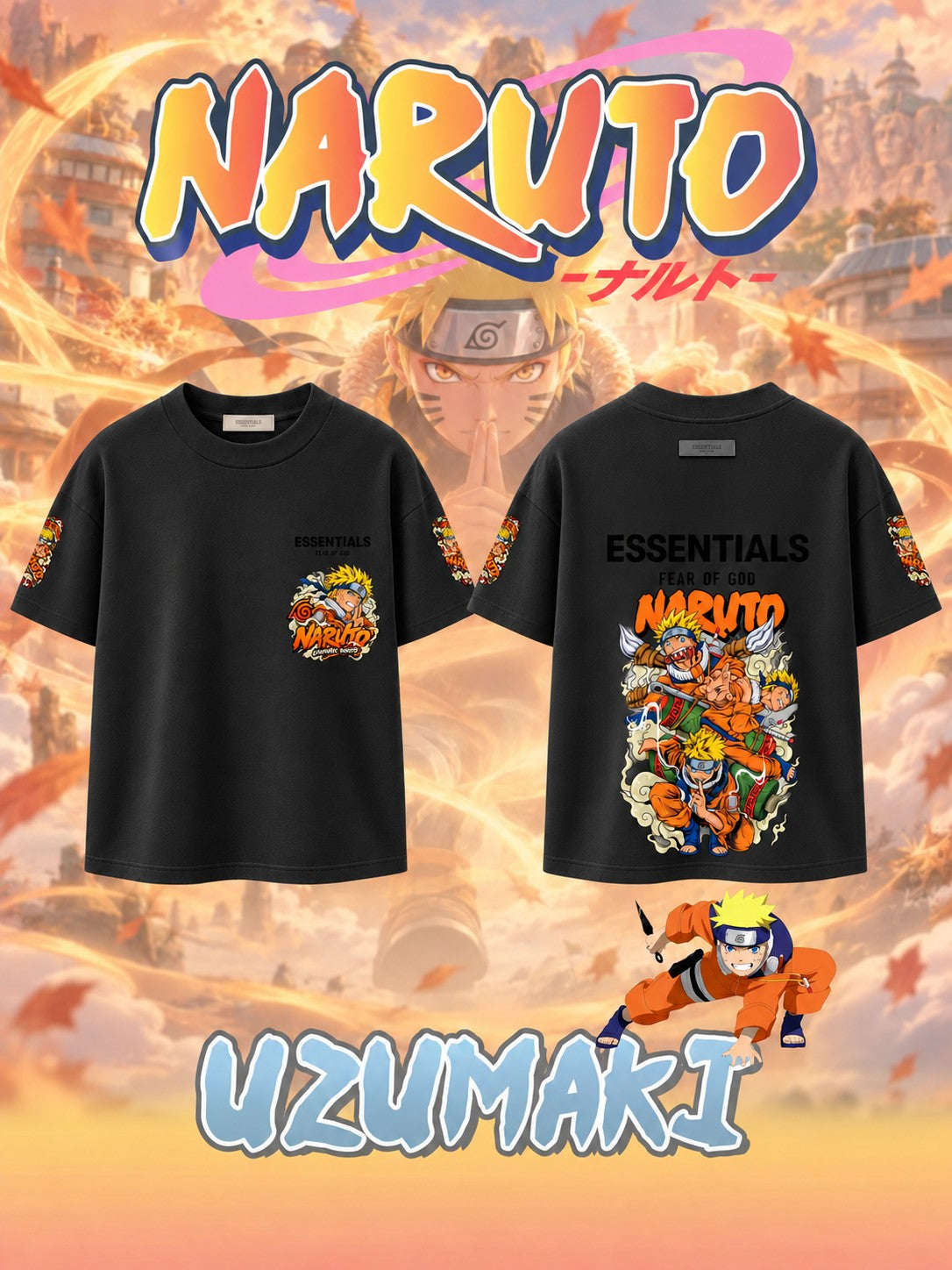 Uzumaki V.2 Custom Ess. T-Shirt