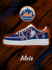 NYM Baseball V.4 Custom Air-Style Sneakers
