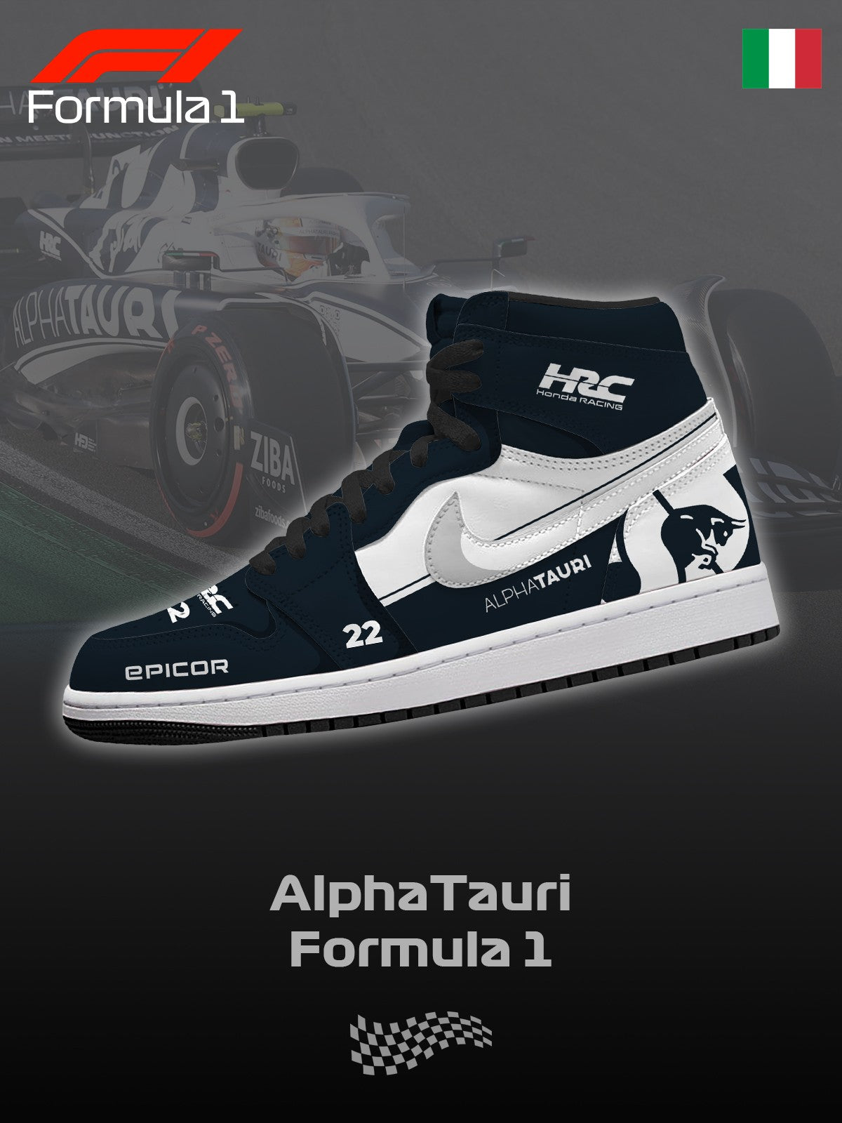 Tauri F.1 V.1 Custom High-Top Sneakers