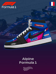 Alpine F.1 V.1 Custom High-Top Sneakers
