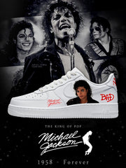 King of Pop V.4 Custom Air-Style Sneakers