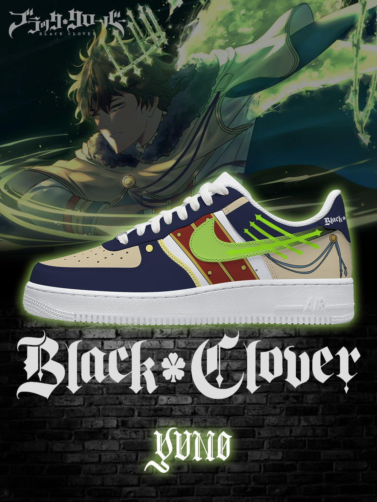 Yuno Grinberryall V.1 Custom Sneakers