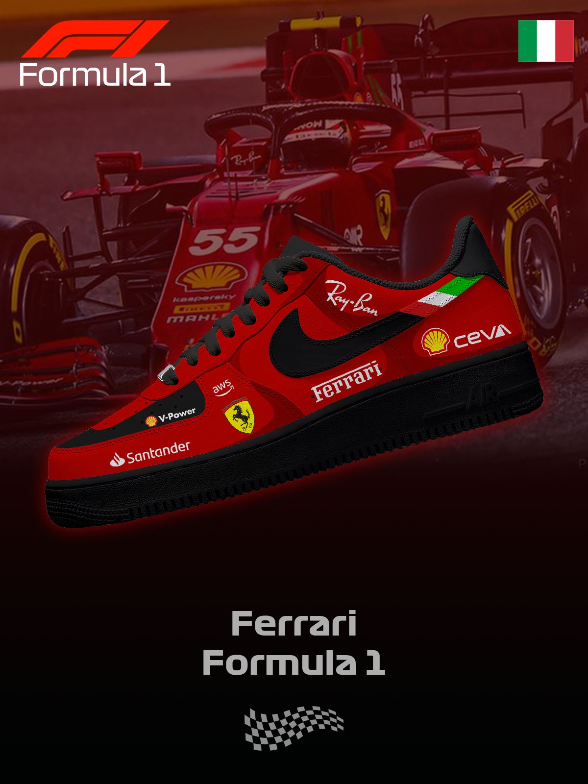 SFR F.1 V.1 Custom Sneakers