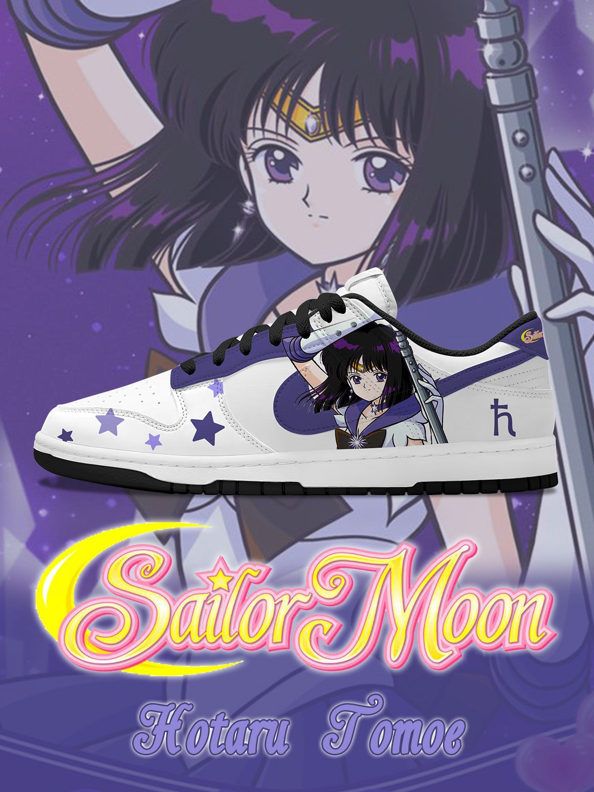 Hotaru Tomoe V.1 Custom SB-Style Sneakers