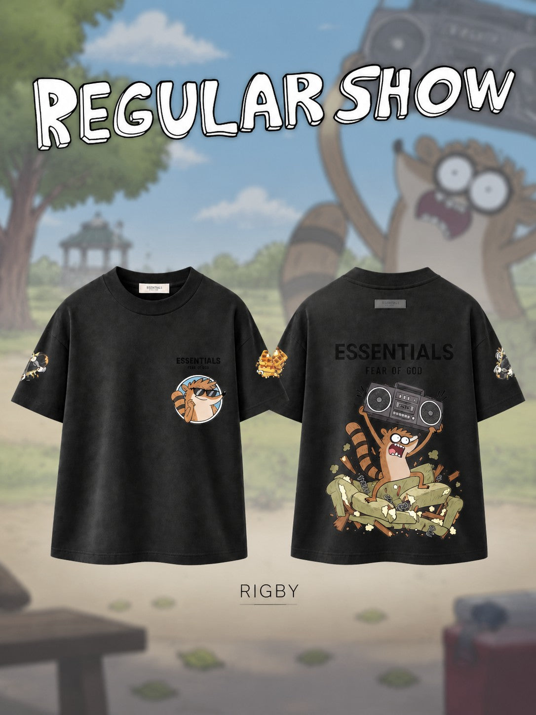 Rigby V.1 Custom Ess. T-Shirt
