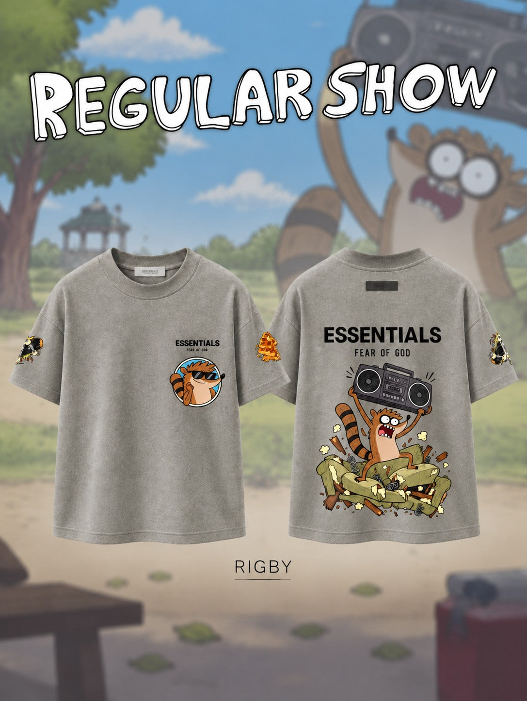 Rigby V.1 Custom Ess. T-Shirt