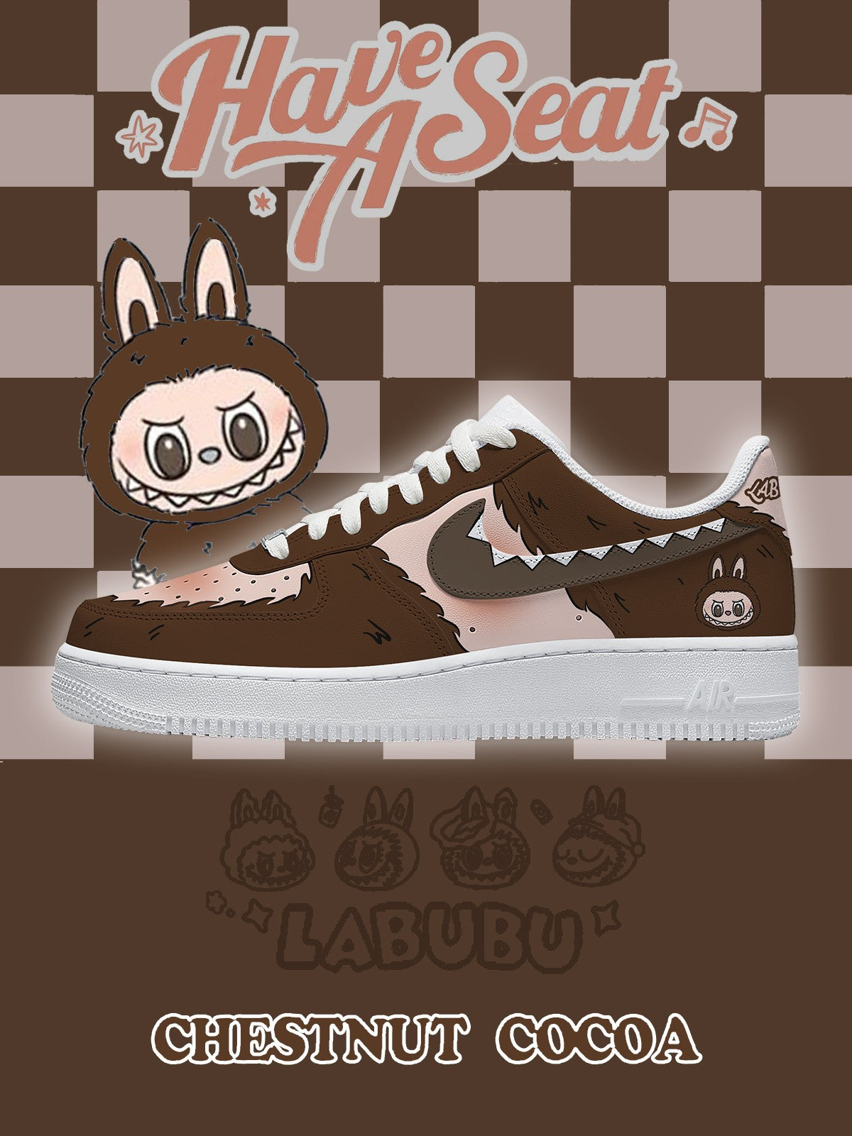Chestnut Cocoa V.1 Custom Sneakers