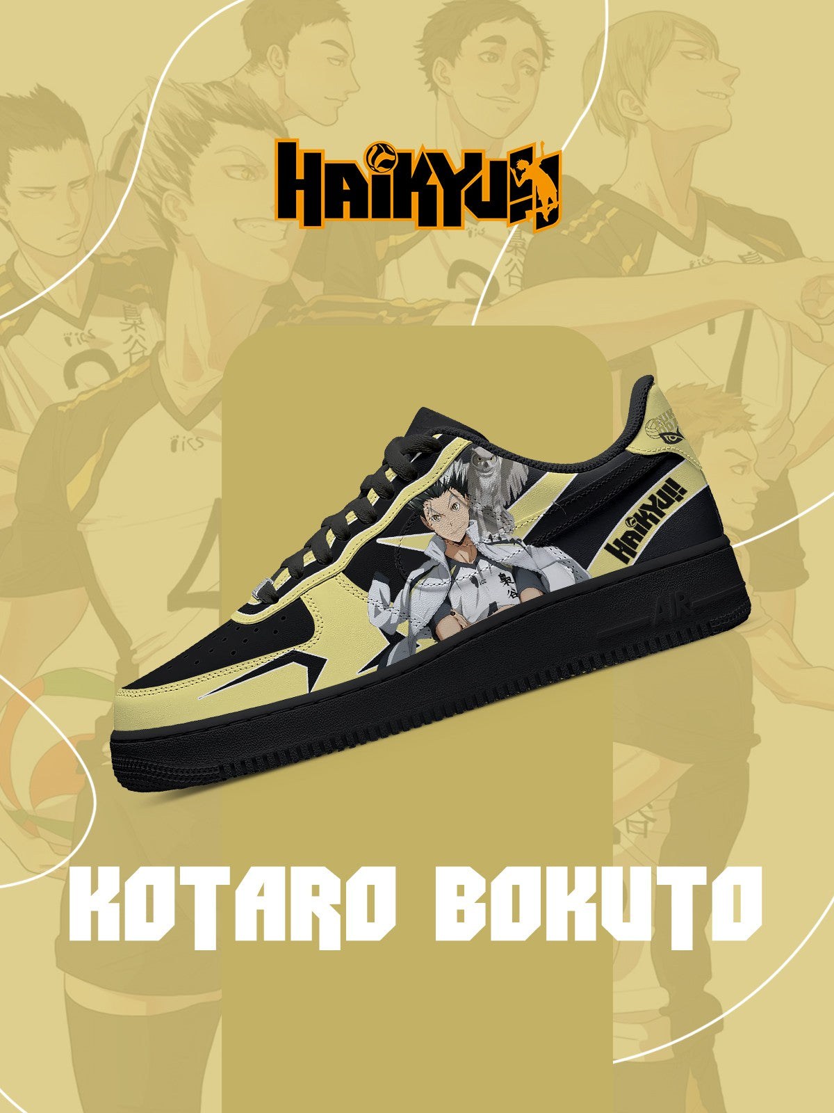 Kotaro Bokuto V.1 Custom Sneakers