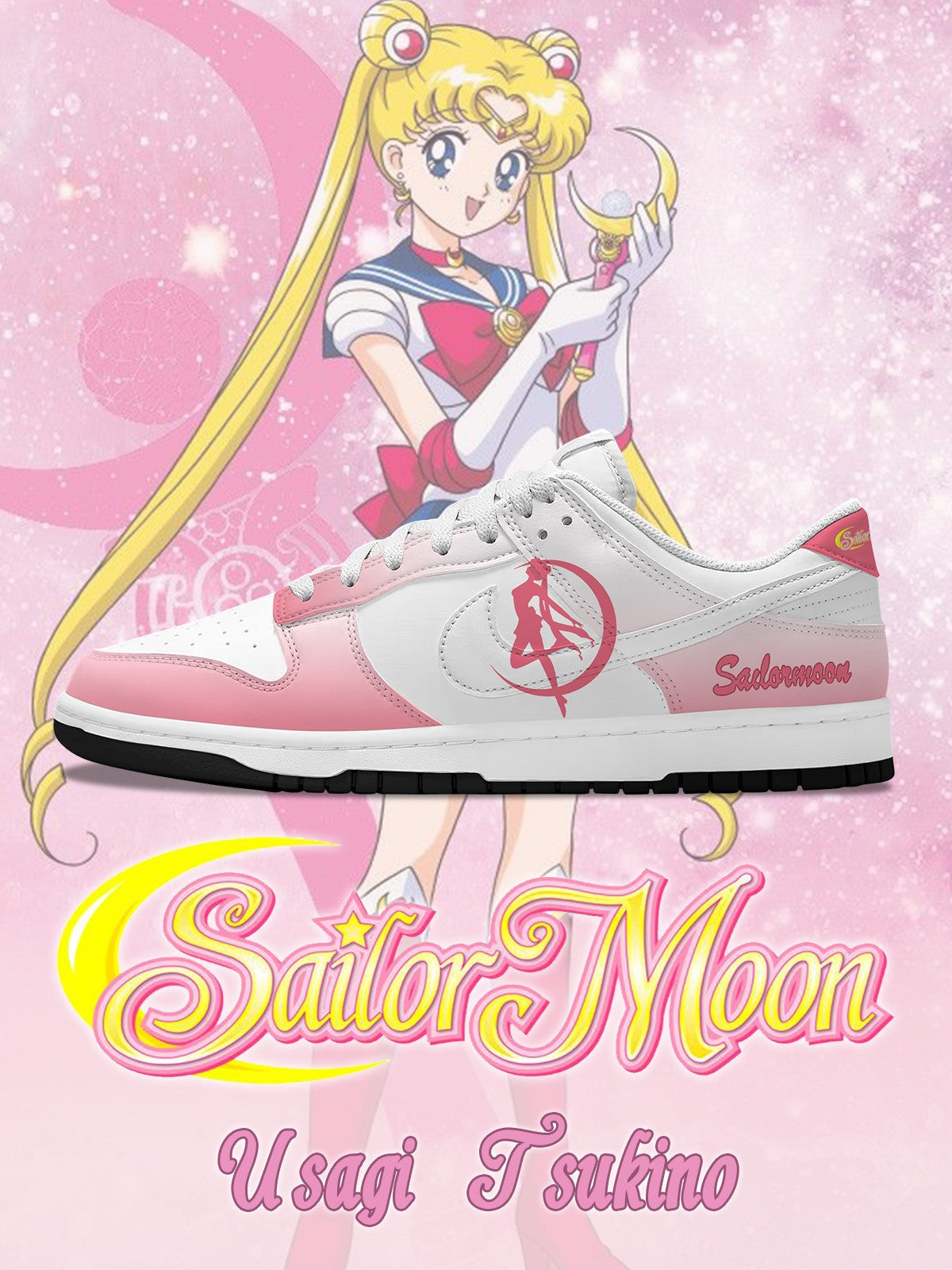 Usagi Tsukino V.3 Custom SB-Style Sneakers