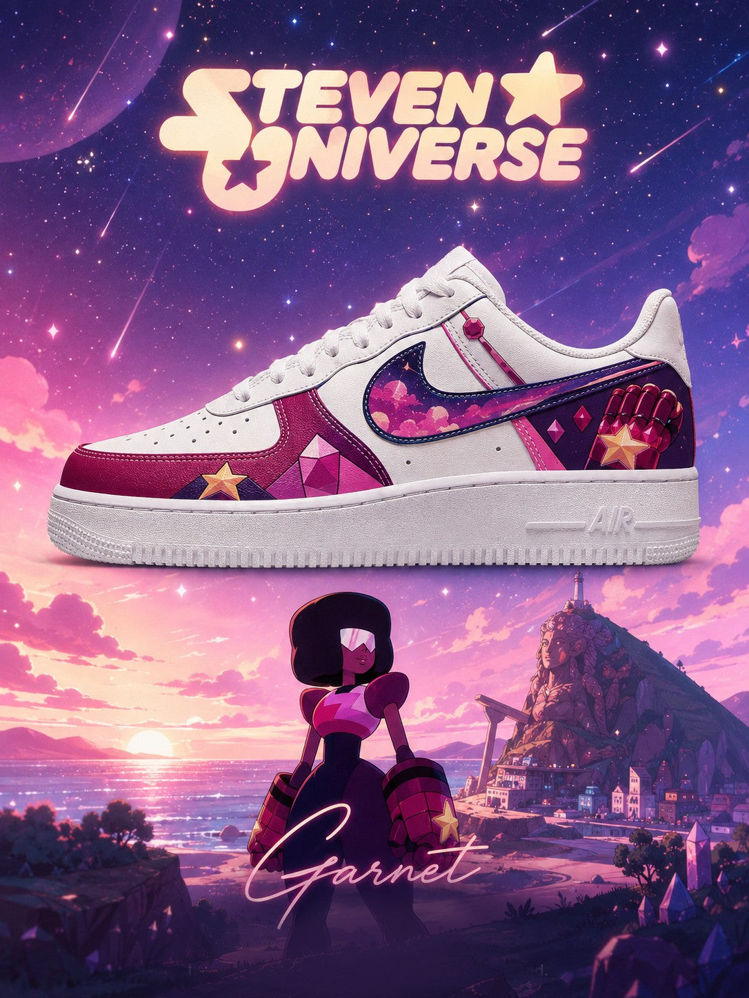 Garnet V.1 Custom Air-Style Sneakers