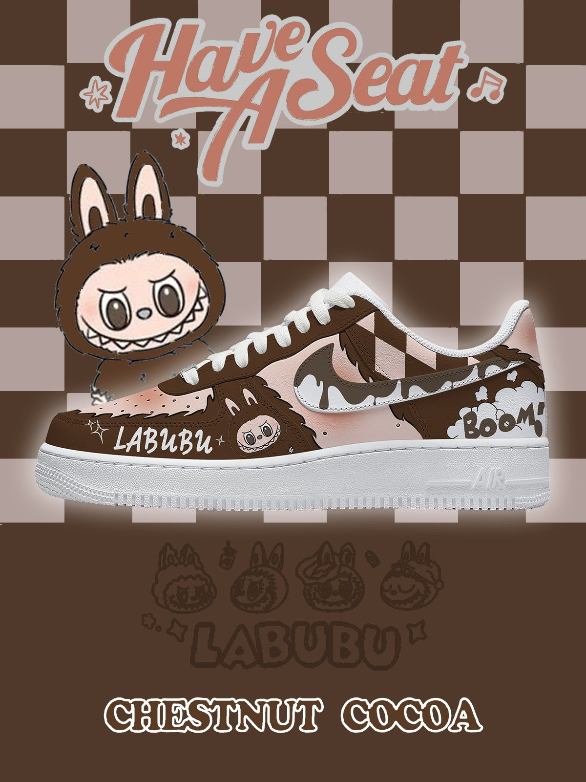Chestnut Cocoa V.3 Custom Sneakers