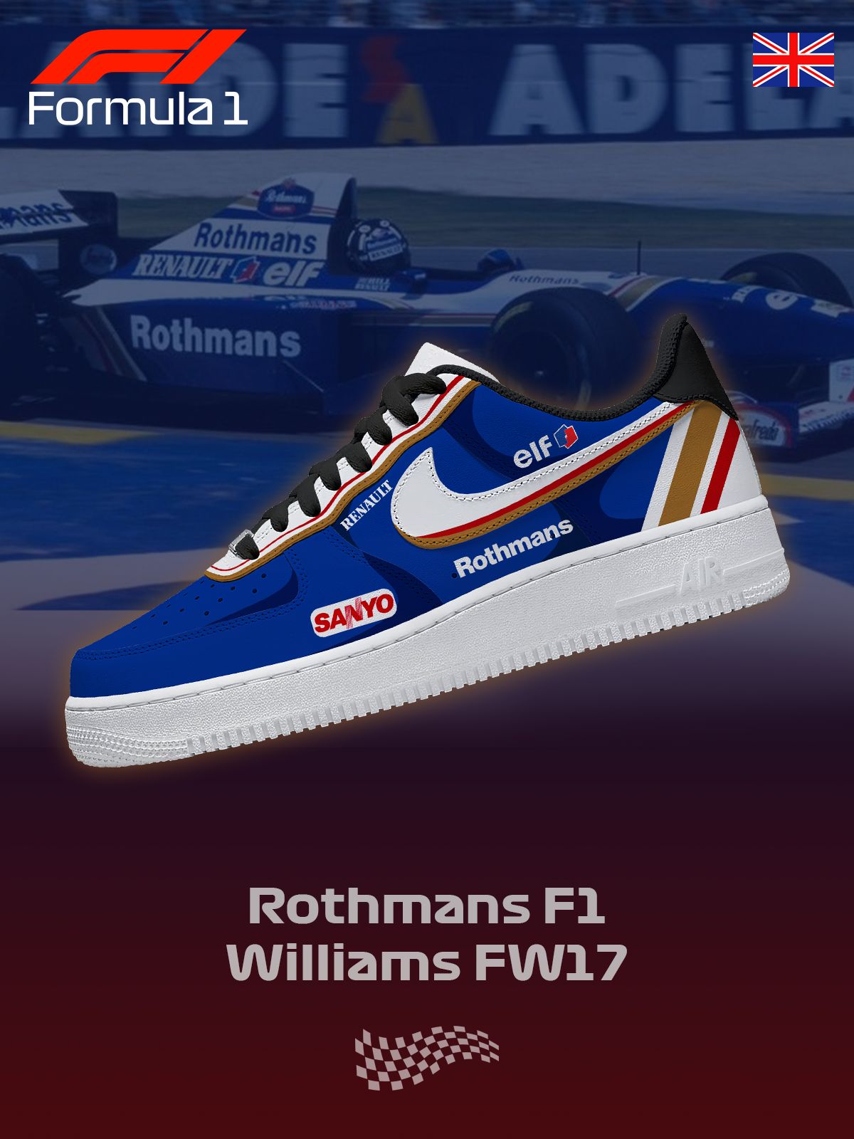 Williams FW17 Custom Sneakers