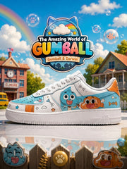 Gumball and Darwin V.2 Custom Air-Style Sneakers