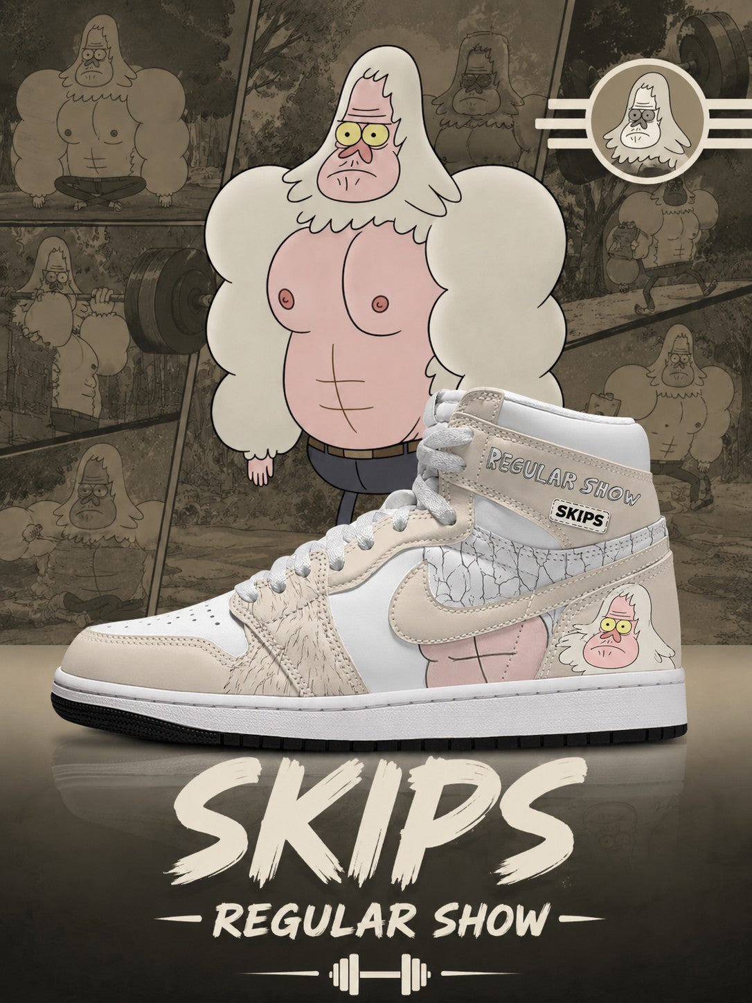 Skips V.1 Custom High-Top Sneakers