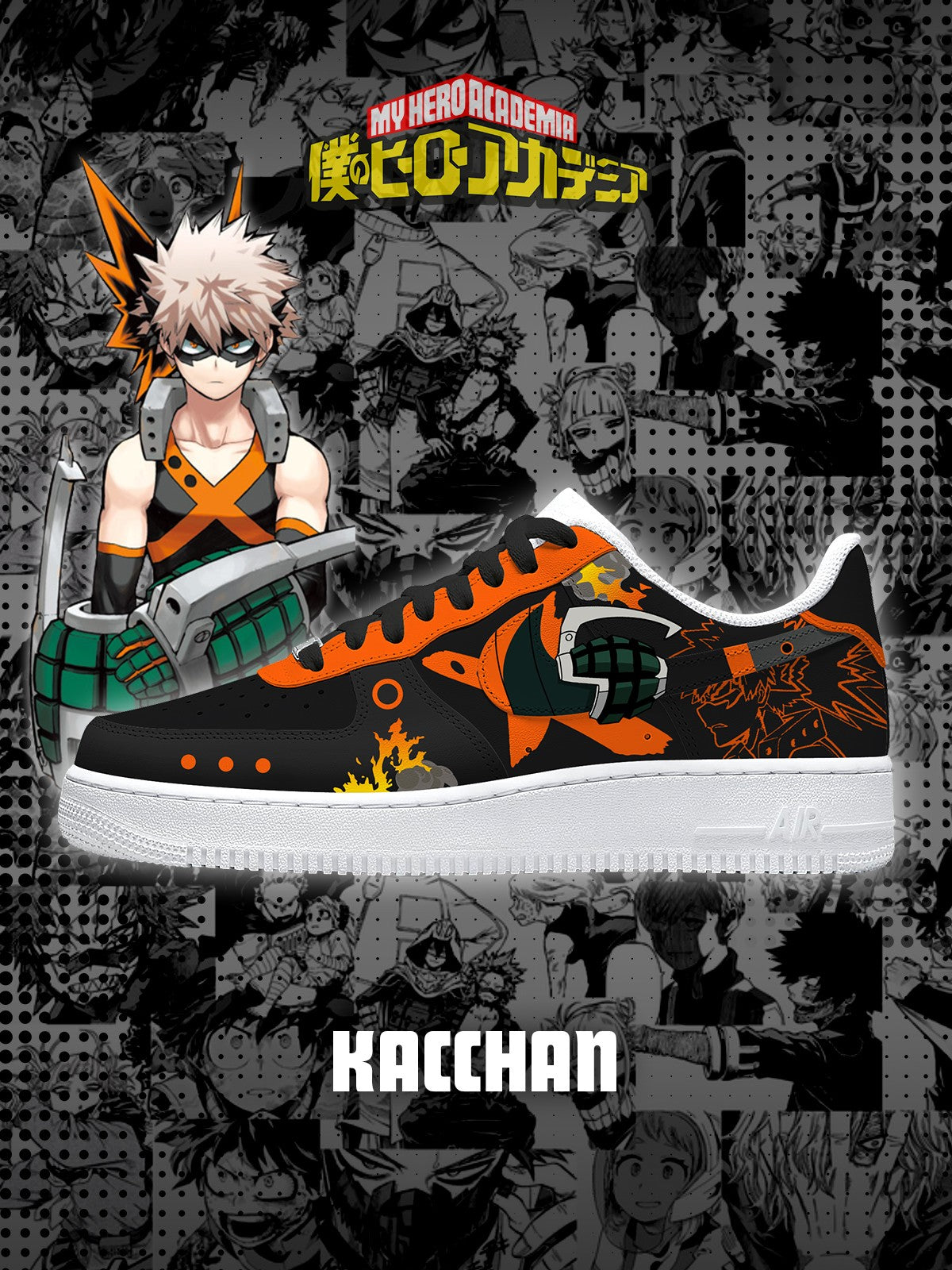 Kacchan Custom Sneakers