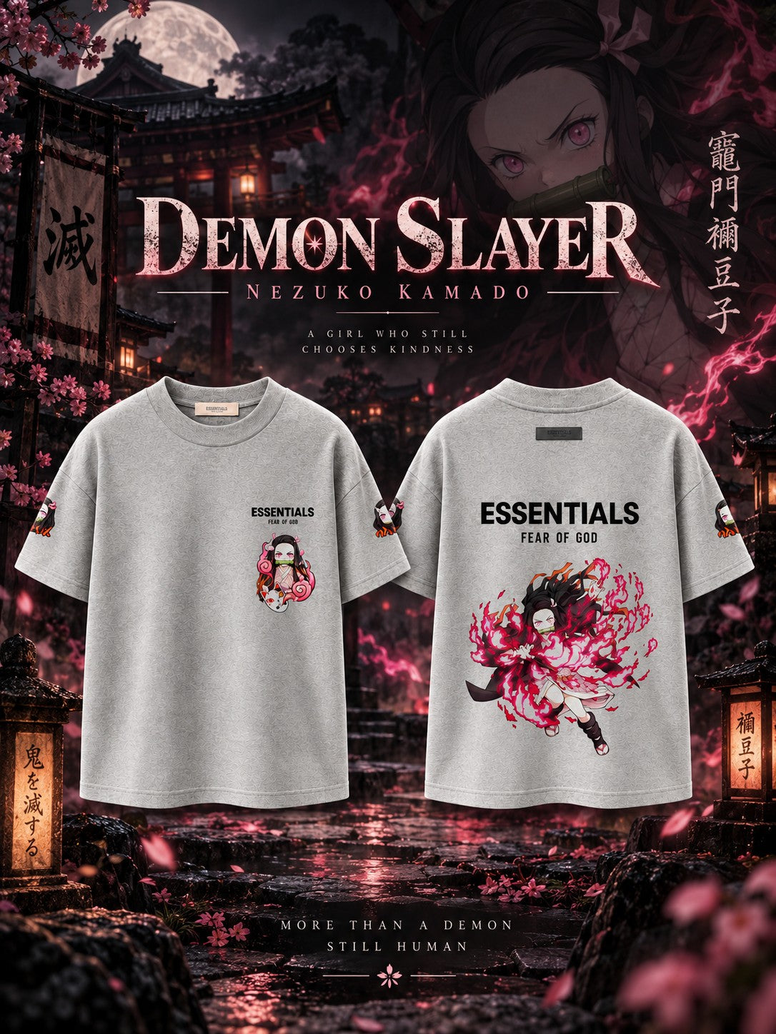 Nezuko Kamado V.1 Custom Ess. T-Shirt