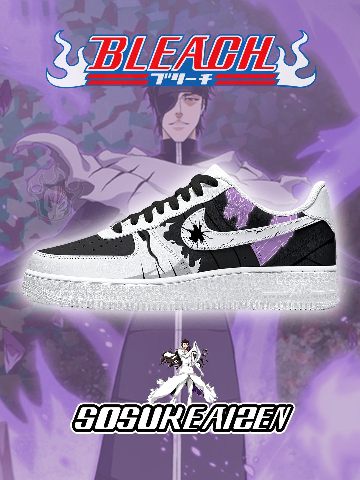 Sosuke Aizen Custom Sneakers