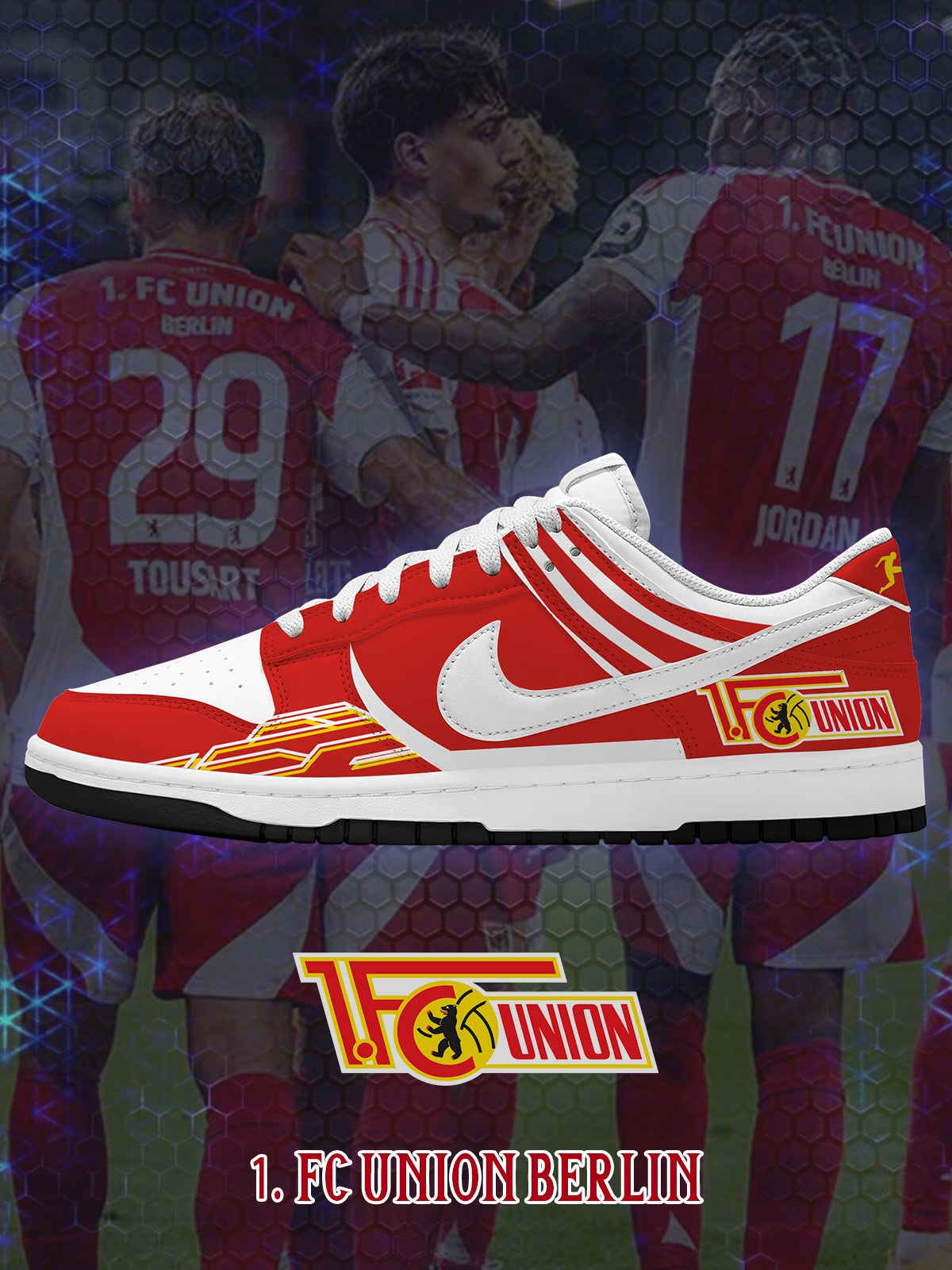 Union Berlin V.1 Custom SB-Style Sneakers