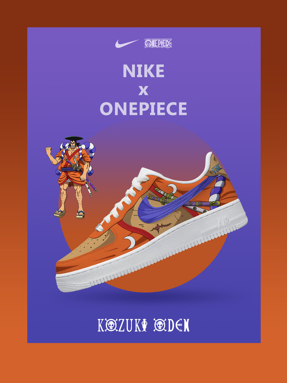 Kozuki Oden V.1 Custom Air-Style Sneakers