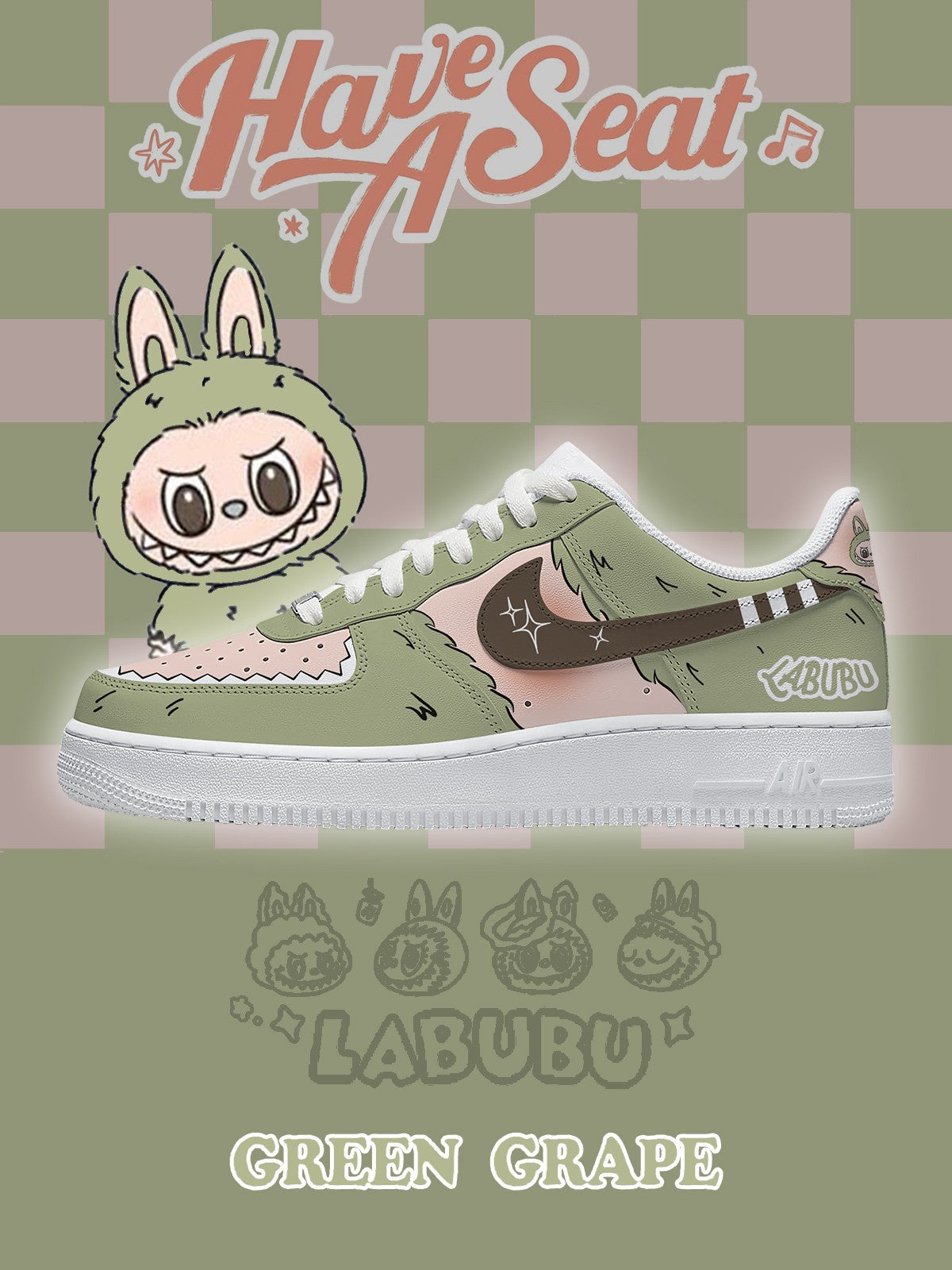 Green Grape V.2 Custom Sneakers