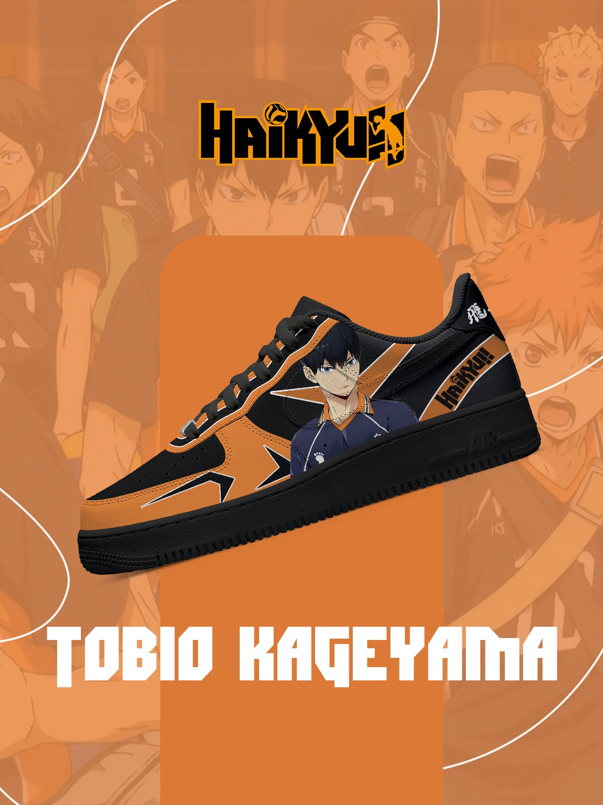 Tobio Kageyama V.1 Custom Sneakers