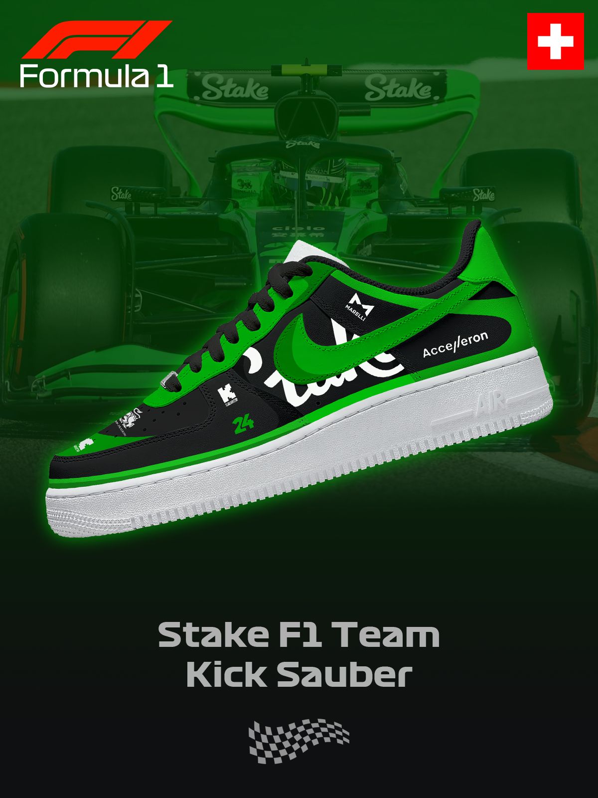Sauber F.1 Custom Sneakers