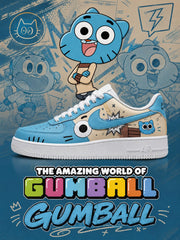 Gumball Watterson V.1 Custom Air-Style Sneakers