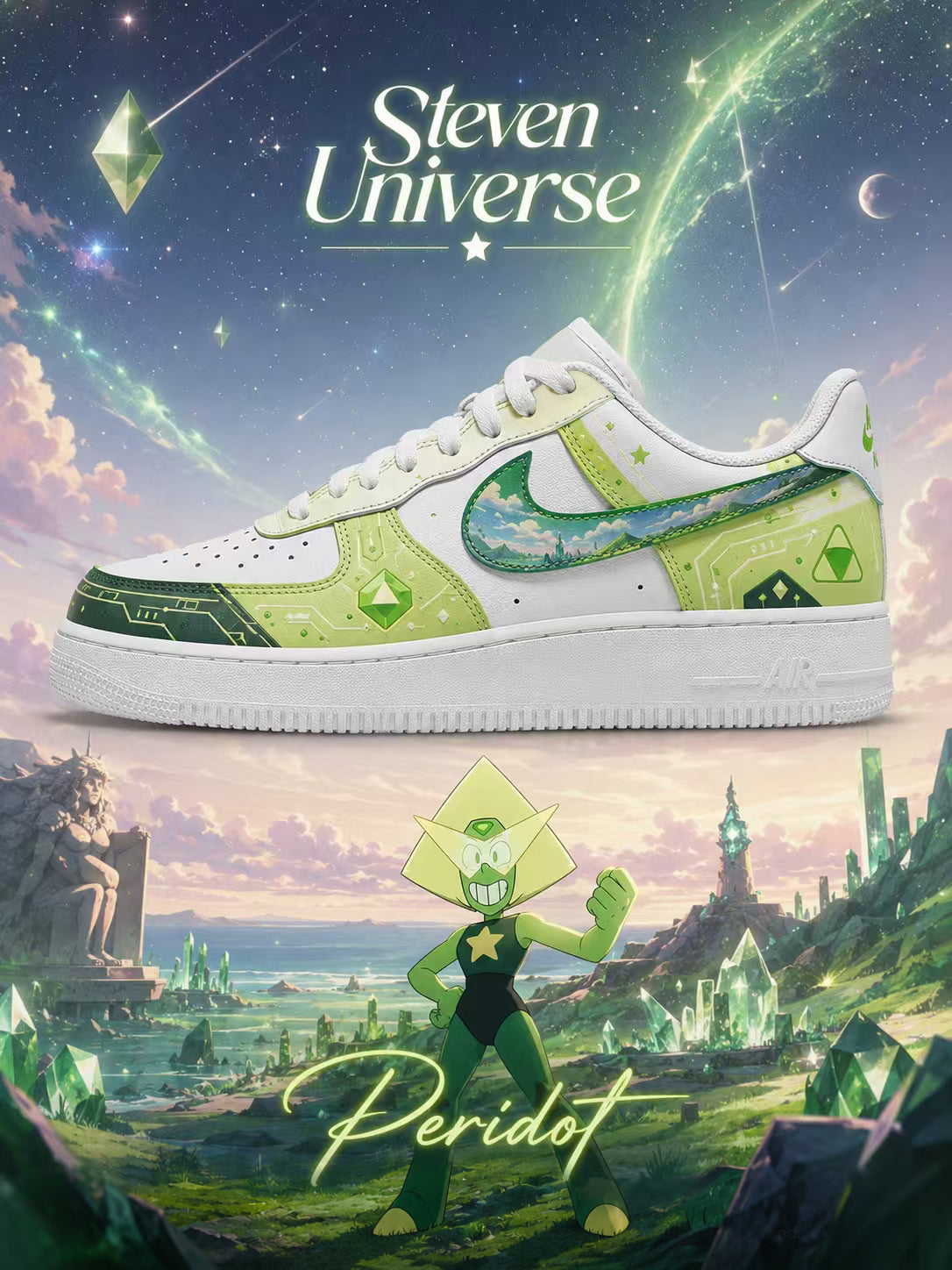Peridot V.1 Custom Air-Style Sneakers