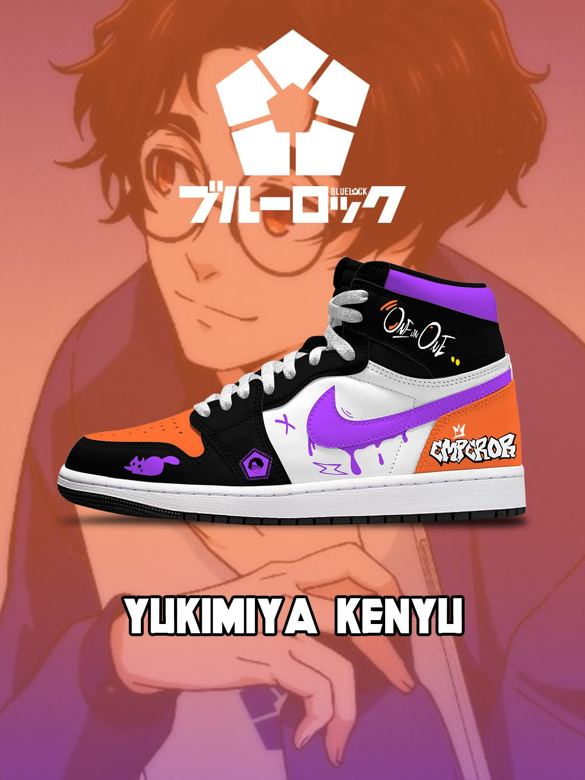Yukimiya Kenyu V.1 Custom High-Top-Sneaker