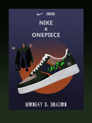 Monkey D. Dragon V.1 Custom Air-Style Sneakers