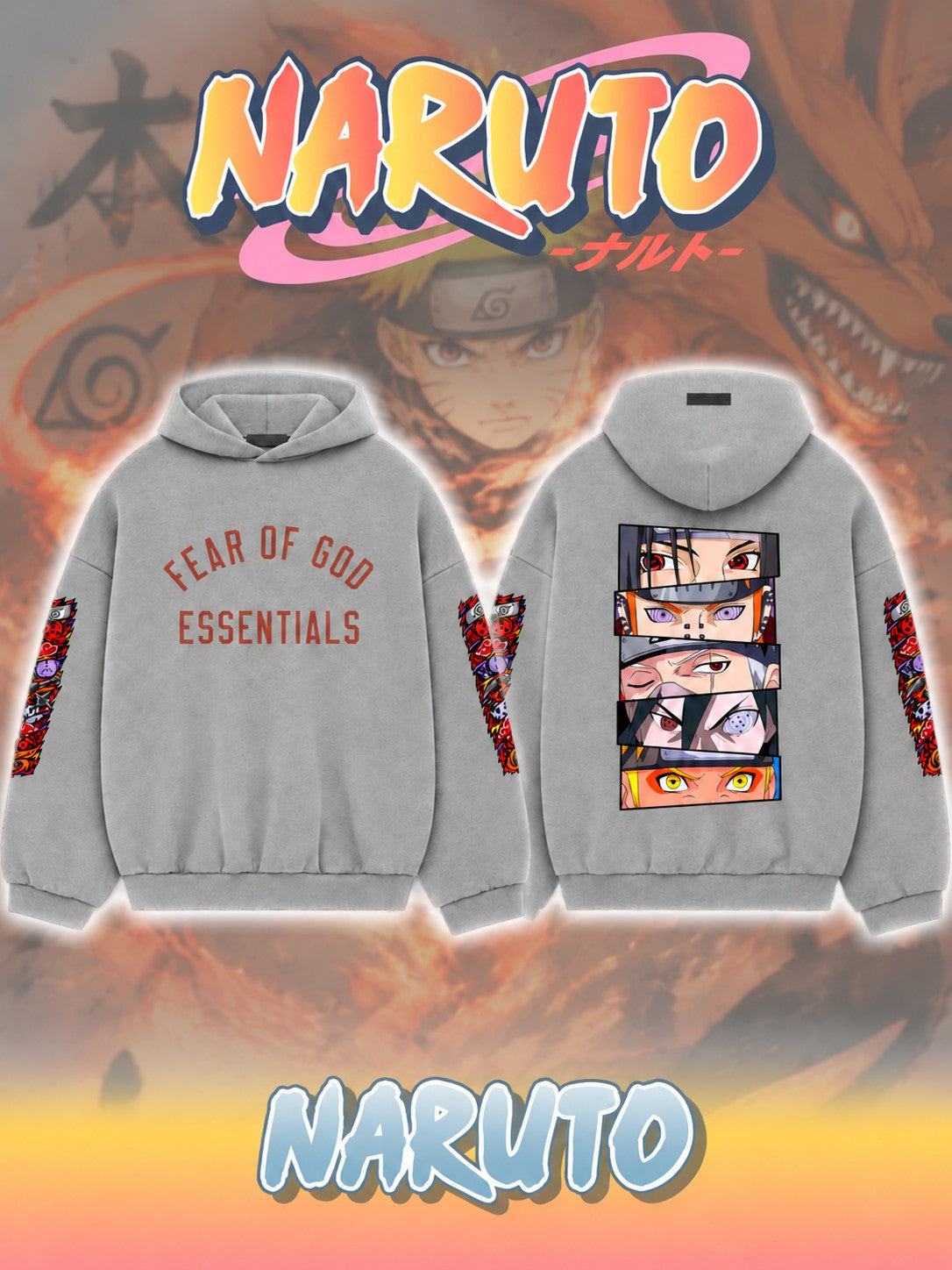 Shippuden V.2 Custom Ess. Hoodie