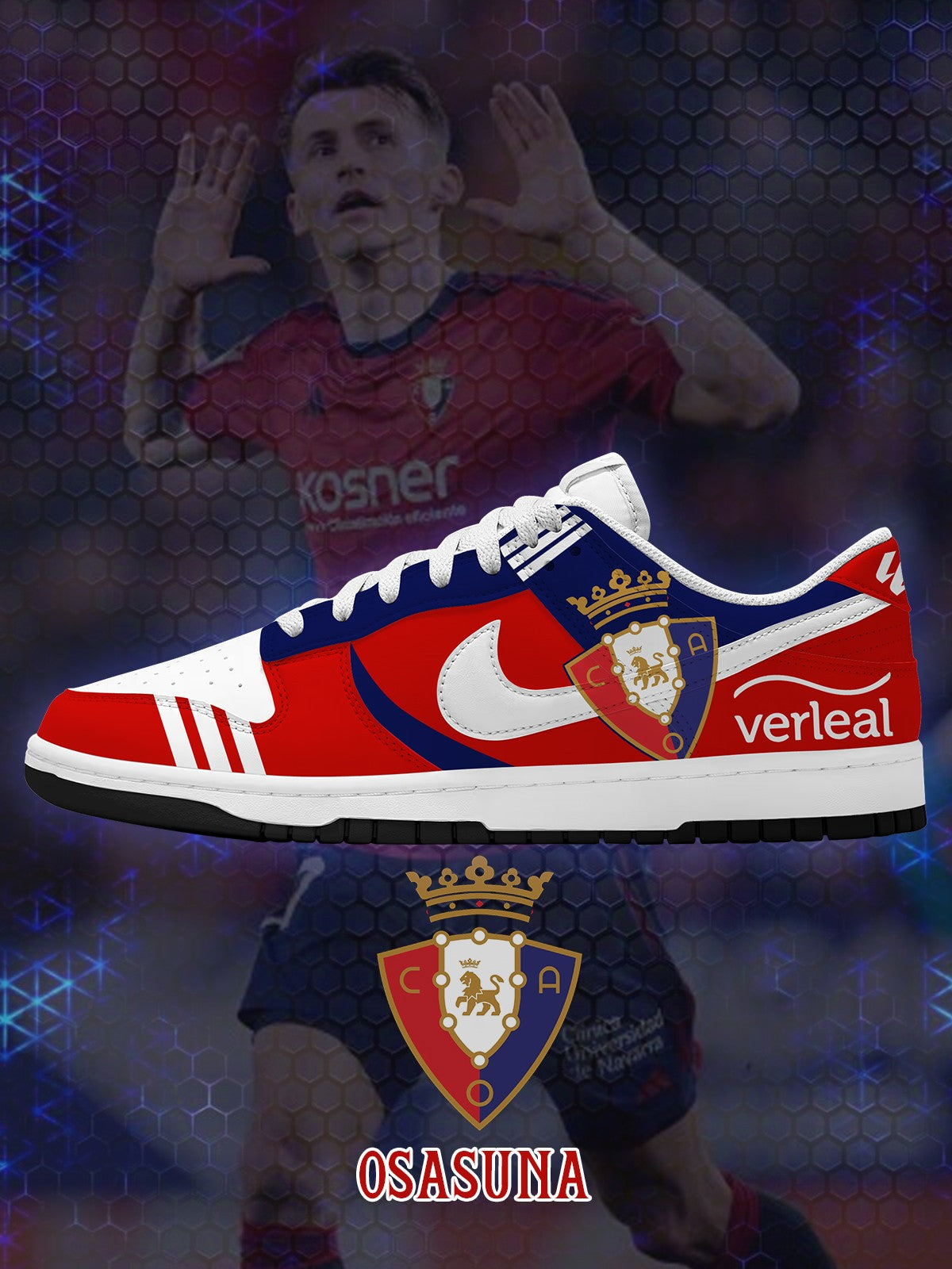 Osasuna V.1 Custom SB-Style Sneakers